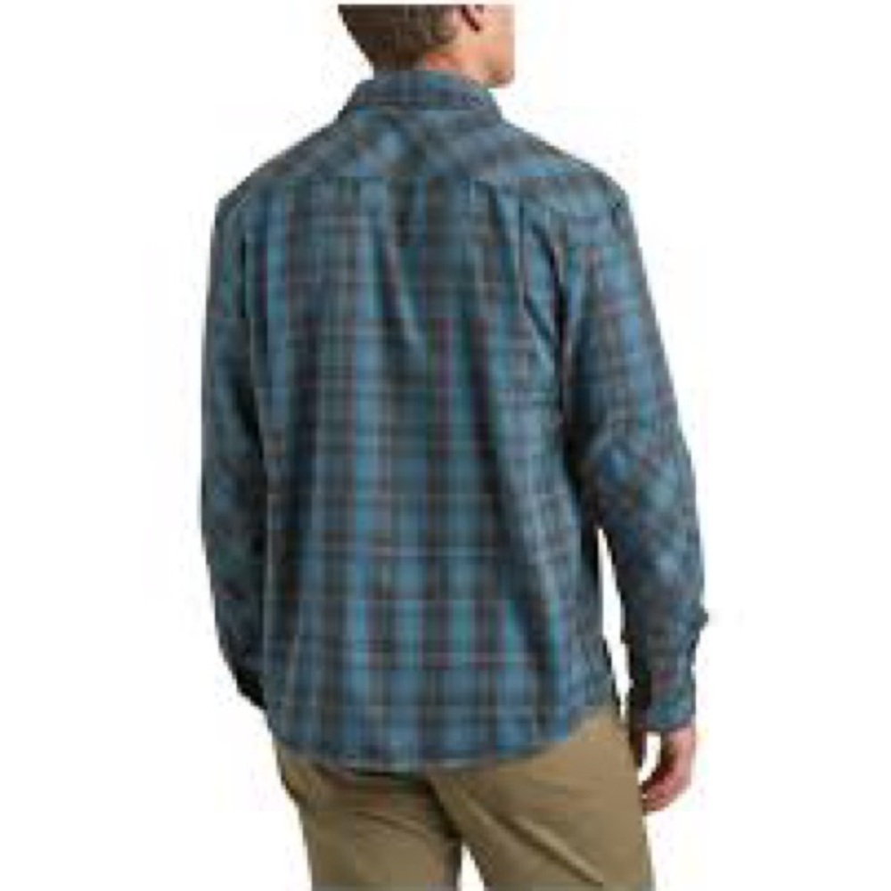 Columbia sportswear Omni shade sun protection men’s long sleeve plaid shirt M - Picture 2 of 13